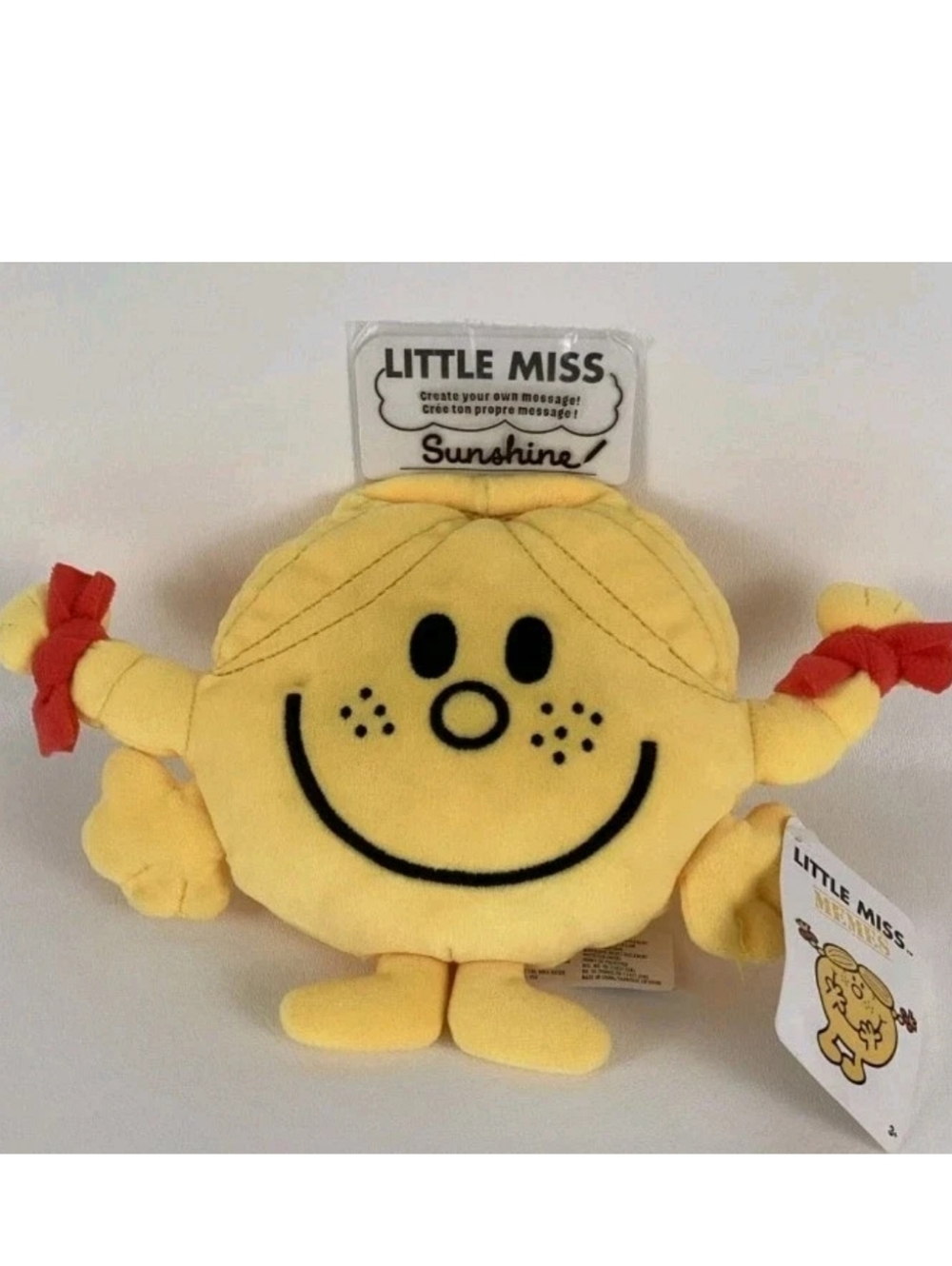 Little Miss Memes Sunshine 6" Plush Stuffed Toy Create Your Own Message NWT